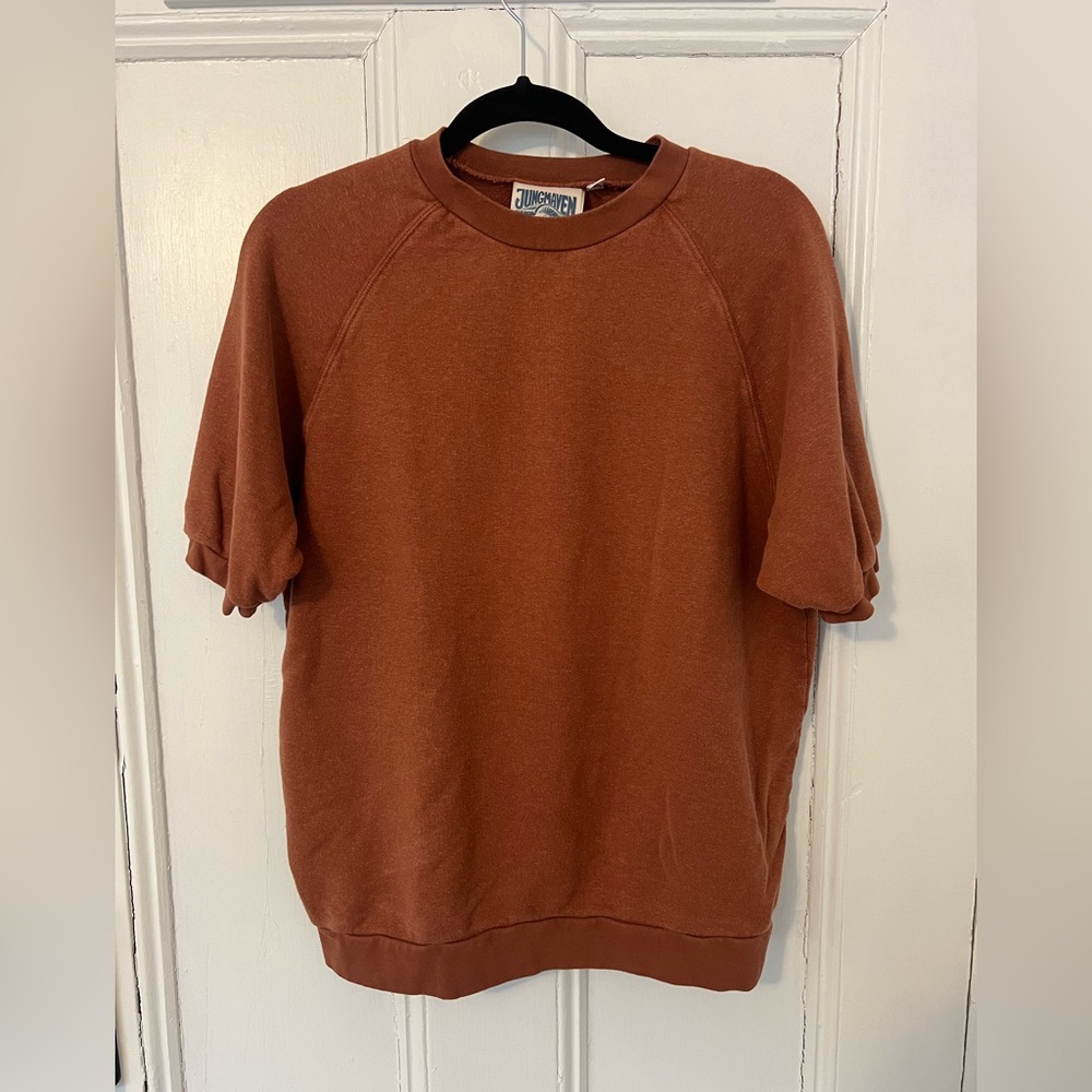 Jungmaven Short Sleeve Raglan Fleece Sweatshirt